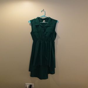 Truth NYC Green High Low Dress
